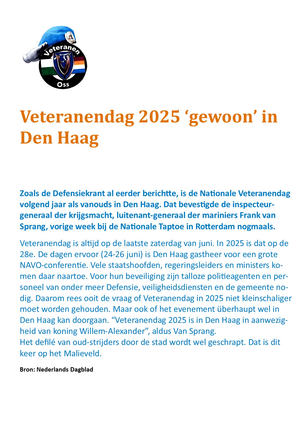 veteranendag 2025